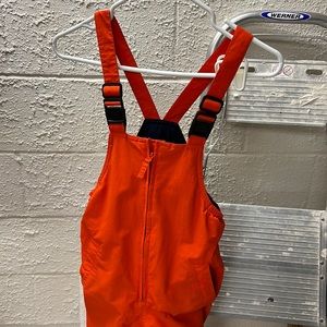 Lands end squall snow bib/pants size 7